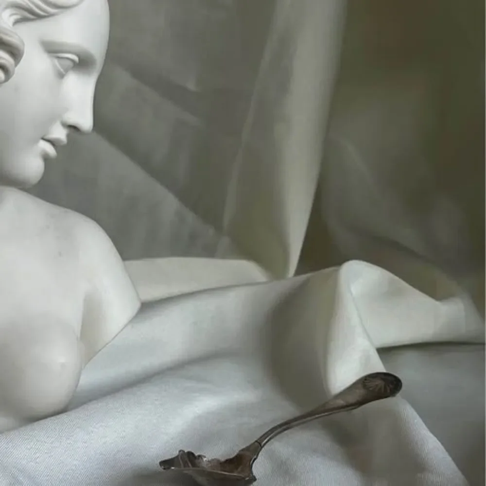 Vintage Silver-plated Spoon with Shell Motif